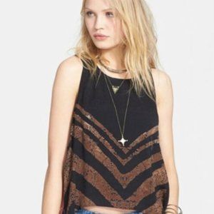 Free People"Touch of Love" Sleeveless Side Tie Top